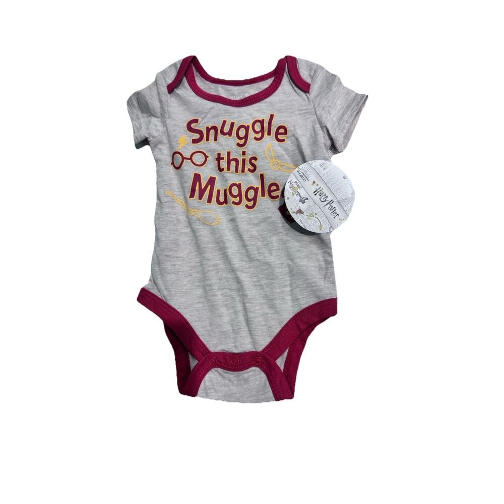 Harry Potter- Snuggle This Muggle One Piece Suit 6 Months Boy/Girl New